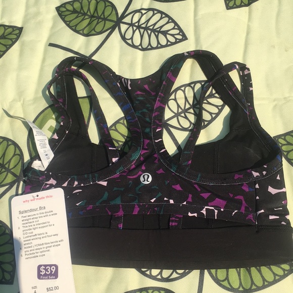 Lululemon Splendour Bra size 4 - Picture 3 of 4